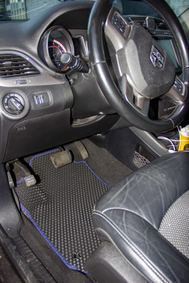 Фото - EVA килимки в салон авто передні EVAtech для Journey (2 clips) 5 seats Dodge 2007-2020 1 покоління SUV EU DE13386AD2LA2RGB
