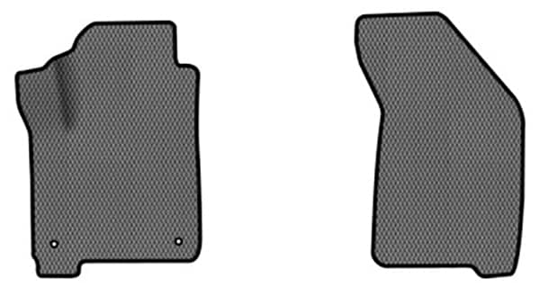 EVA килимки в салон авто передні EVAtech для Journey (2 clips) 5 seats Dodge 2007-2020 1 покоління SUV EU DE13386AE2LA2RGB