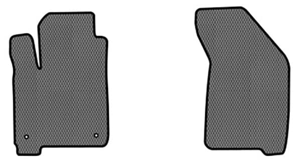 EVA килимки в салон авто передні EVAtech для Journey (2 clips) 5 seats Dodge 2007-2020 1 покоління SUV EU DE13386AV2LA2RGB