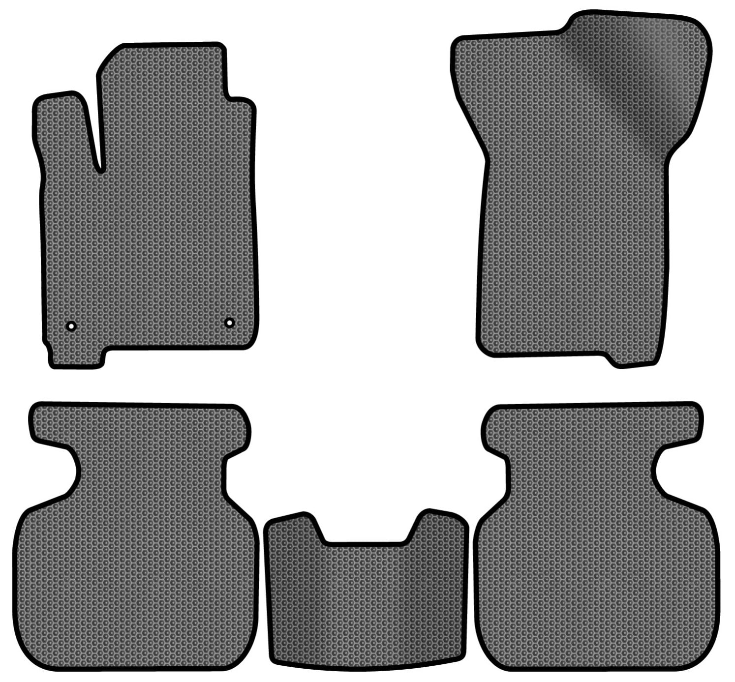 EVA коврики в салон авто EVAtech для Journey (2 clips) 7 seats Dodge 2007-2020 1 поколение SUV EU DE13387C5LA2SGB