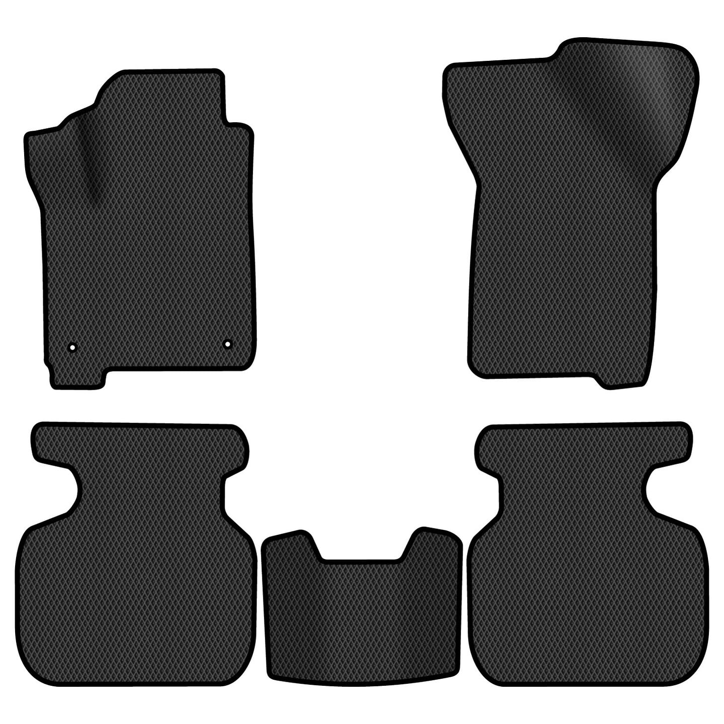 EVA коврики в салон авто EVAtech для Journey (2 clips) 7 seats Dodge 2007-2020 1 поколение SUV EU DE13387CD5LA2RBB