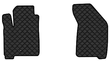 Коврики из экокожи в салон авто передние EVAtech ECO для Journey (1 clips) 5 seats Dodge 2007-2020 1 поколение SUV EU DE13389AV2LA1BBB