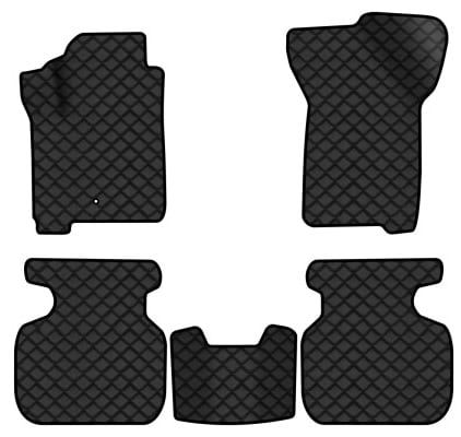 Коврики из экокожи в салон авто EVAtech ECO для Journey (1 clips) 5 seats Dodge 2007-2020 1 поколение SUV EU DE13389CD5LA1BBB