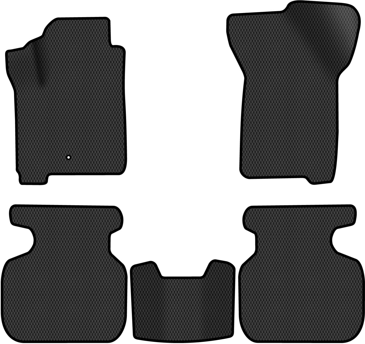 EVA коврики в салон авто EVAtech для Journey (1 clips) 5 seats Dodge 2007-2020 1 поколение SUV EU DE13389CD5LA1RBB