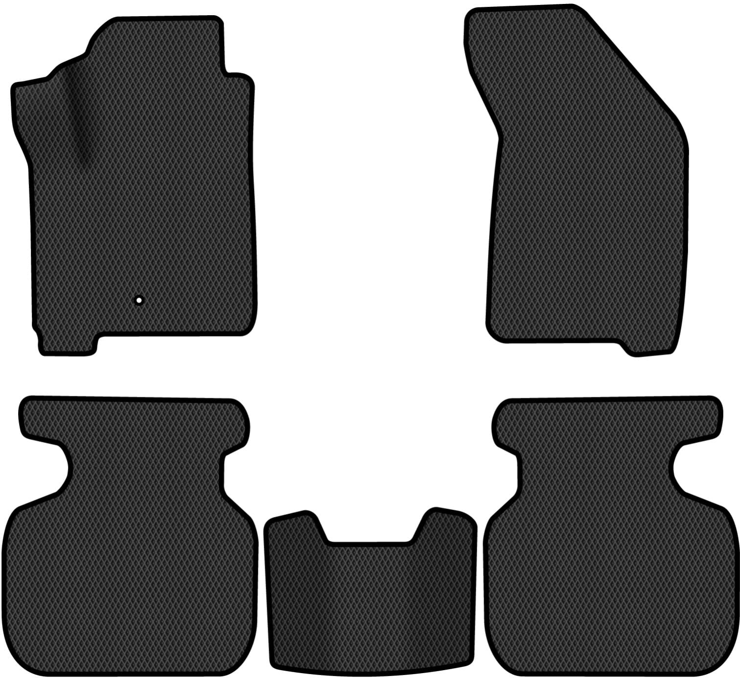 EVA коврики в салон авто EVAtech для Journey (1 clips) 5 seats Dodge 2007-2020 1 поколение SUV EU DE13389CE5LA1RBB