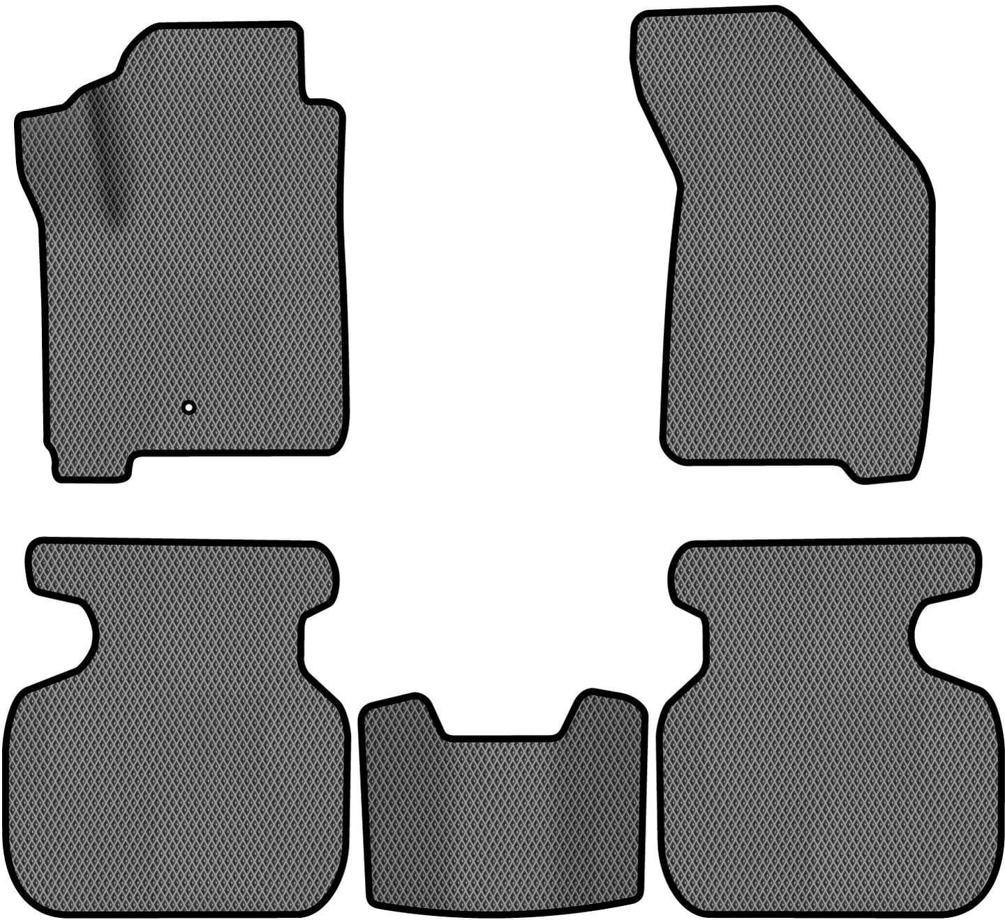 EVA коврики в салон авто EVAtech для Journey (1 clips) 5 seats Dodge 2007-2020 1 поколение SUV EU DE13389CE5LA1RGB