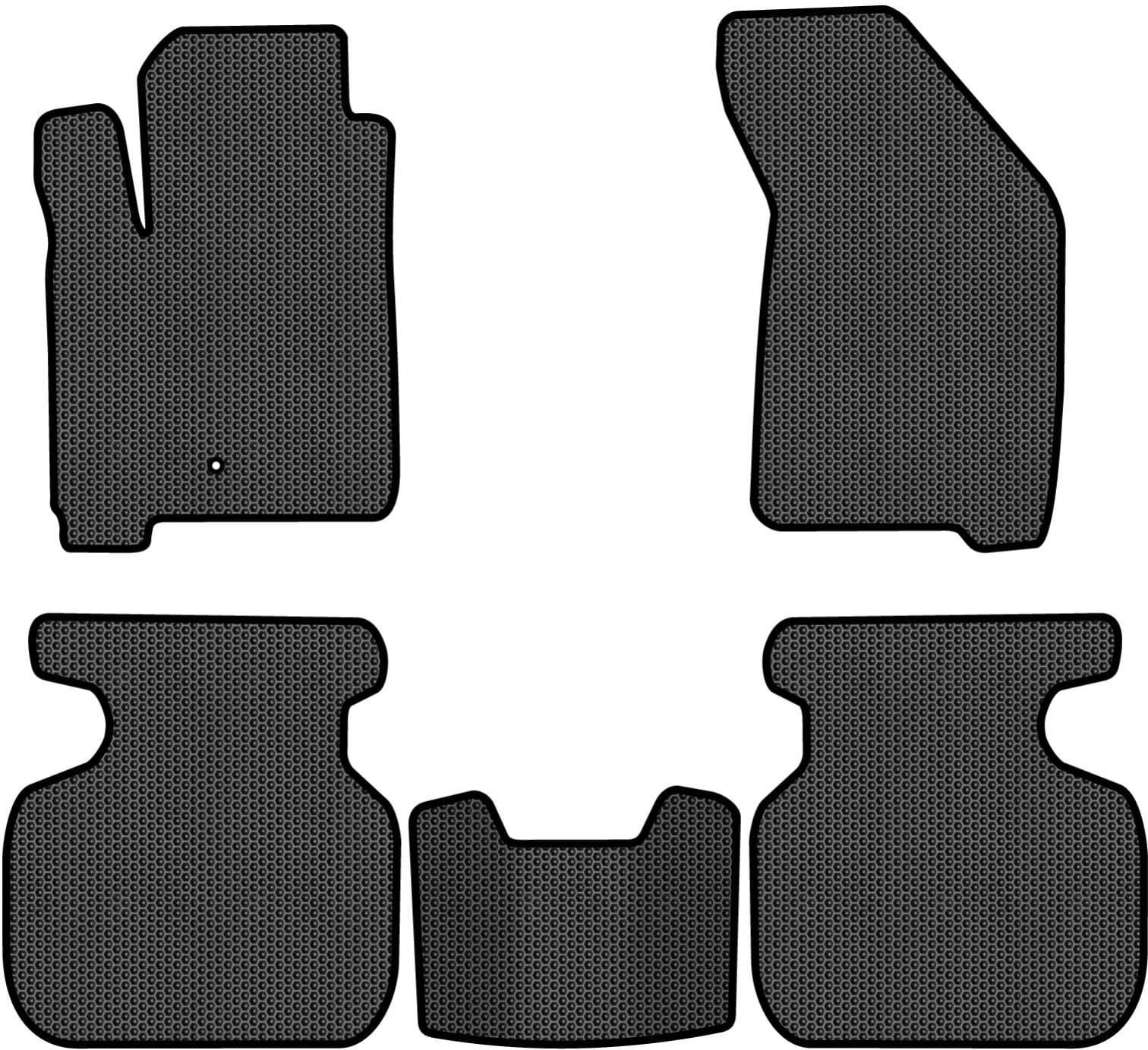EVA коврики в салон авто EVAtech для Journey (1 clips) 5 seats Dodge 2007-2020 1 поколение SUV EU DE13389CV5LA1SBB