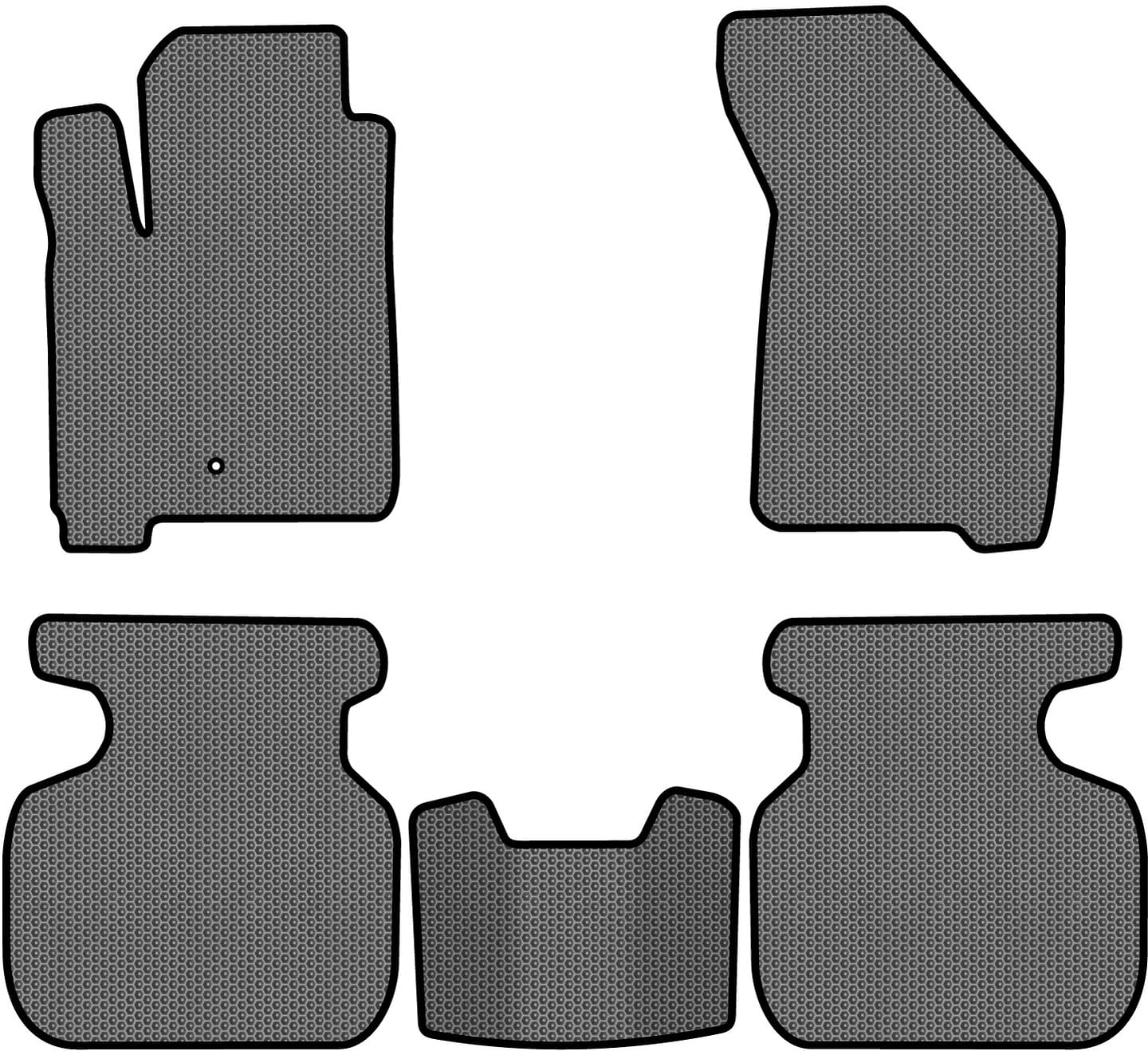 EVA коврики в салон авто EVAtech для Journey (1 clips) 5 seats Dodge 2007-2020 1 поколение SUV EU DE13389CV5LA1SGB