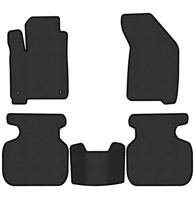 Фото - Коврики из экокожи в салон авто EVAtech ECO для Journey (2 clips) 6 seats Dodge 2007-2020 1 поколение SUV EU DE13399CV5LA2BBB