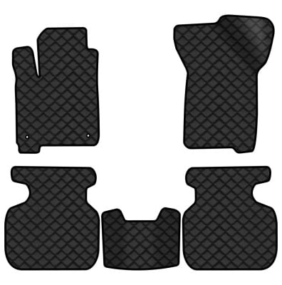 Коврики из экокожи в салон авто EVAtech ECO для Journey (2 clips) 6 seats Dodge 2007-2020 1 поколение SUV EU DE13399C5LA2BBB