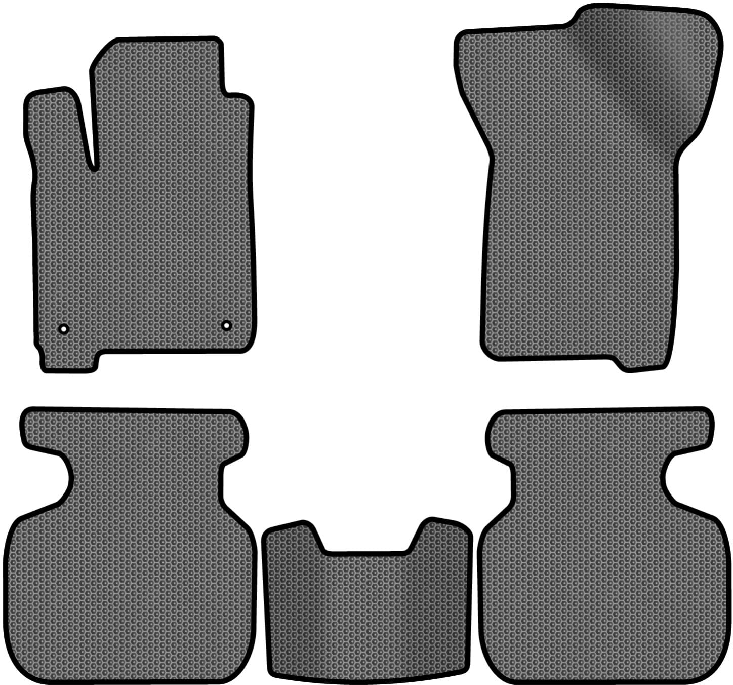 EVA коврики в салон авто EVAtech для Journey (2 clips) 6 seats Dodge 2007-2020 1 поколение SUV EU DE13399C5LA2SGB