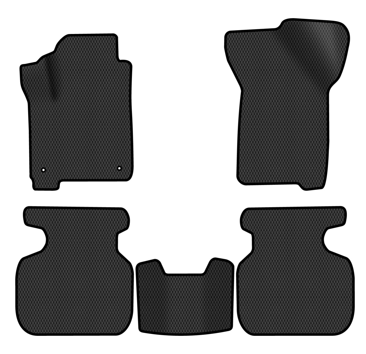 EVA коврики в салон авто EVAtech для Journey (2 clips) 6 seats Dodge 2007-2020 1 поколение SUV EU DE13399CD5LA2RBB