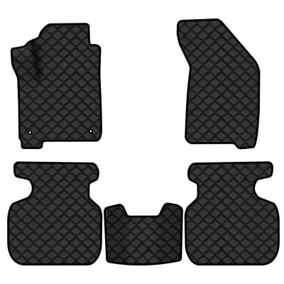 Коврики из экокожи в салон авто EVAtech ECO для Journey (2 clips) 6 seats Dodge 2007-2020 1 поколение SUV EU DE13399CE5LA2BBB