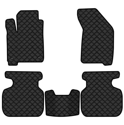 Коврики из экокожи в салон авто EVAtech ECO для Journey (2 clips) 6 seats Dodge 2007-2020 1 поколение SUV EU DE13399CV5LA2BBB