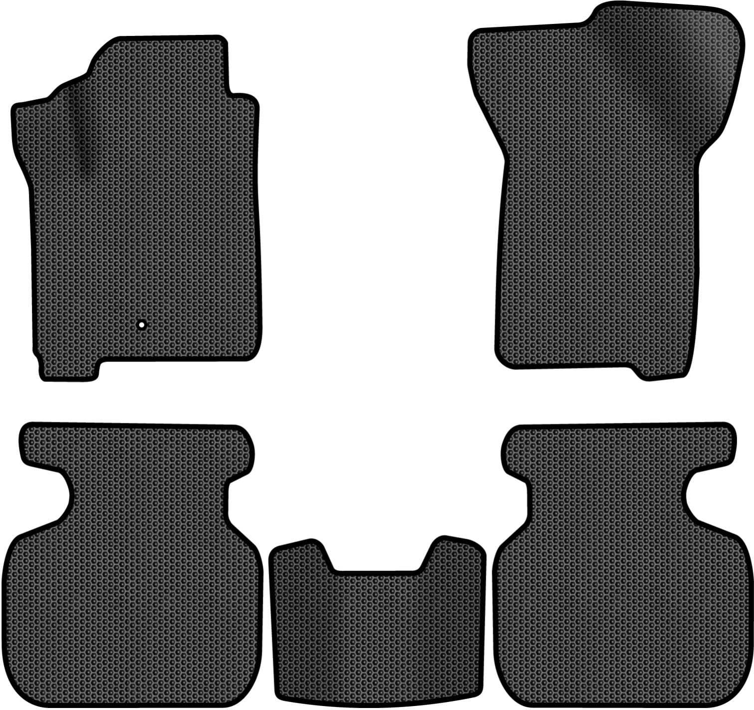 EVA коврики в салон авто EVAtech для Journey (1 clips) 6 seats Dodge 2007-2020 1 поколение SUV EU DE13400CD5LA1SBB