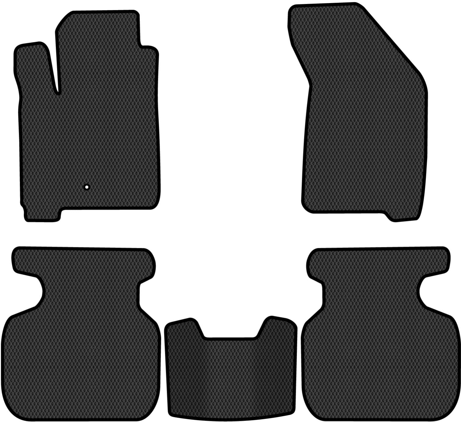 EVA коврики в салон авто EVAtech для Journey (1 clips) 6 seats Dodge 2007-2020 1 поколение SUV EU DE13400CV5LA1RBB