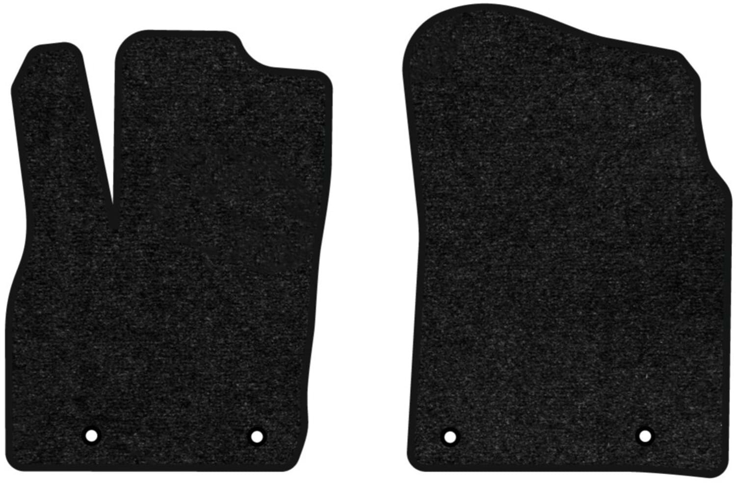 Коврики ворсовые в салон авто EVAtech Standard для Dodge Durango (WK2) 6 seats 2010-2014 3 поколение SUV USA черный кант DE14150A2OU4VEB