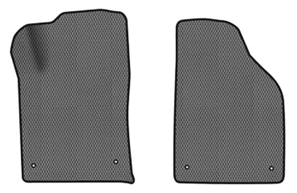 EVA килимки в салон авто передні EVAtech для Dart Dodge 2012-2016 1 покоління Sedan USA DE1865AE2LA4RGB