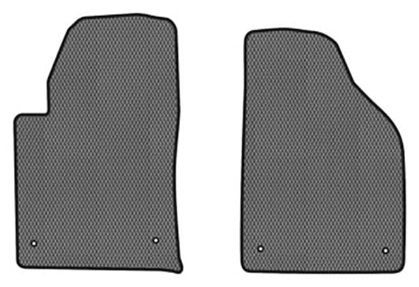 EVA килимки в салон авто передні EVAtech для Dart Dodge 2012-2016 1 покоління Sedan USA DE1865AG2LA4RGB