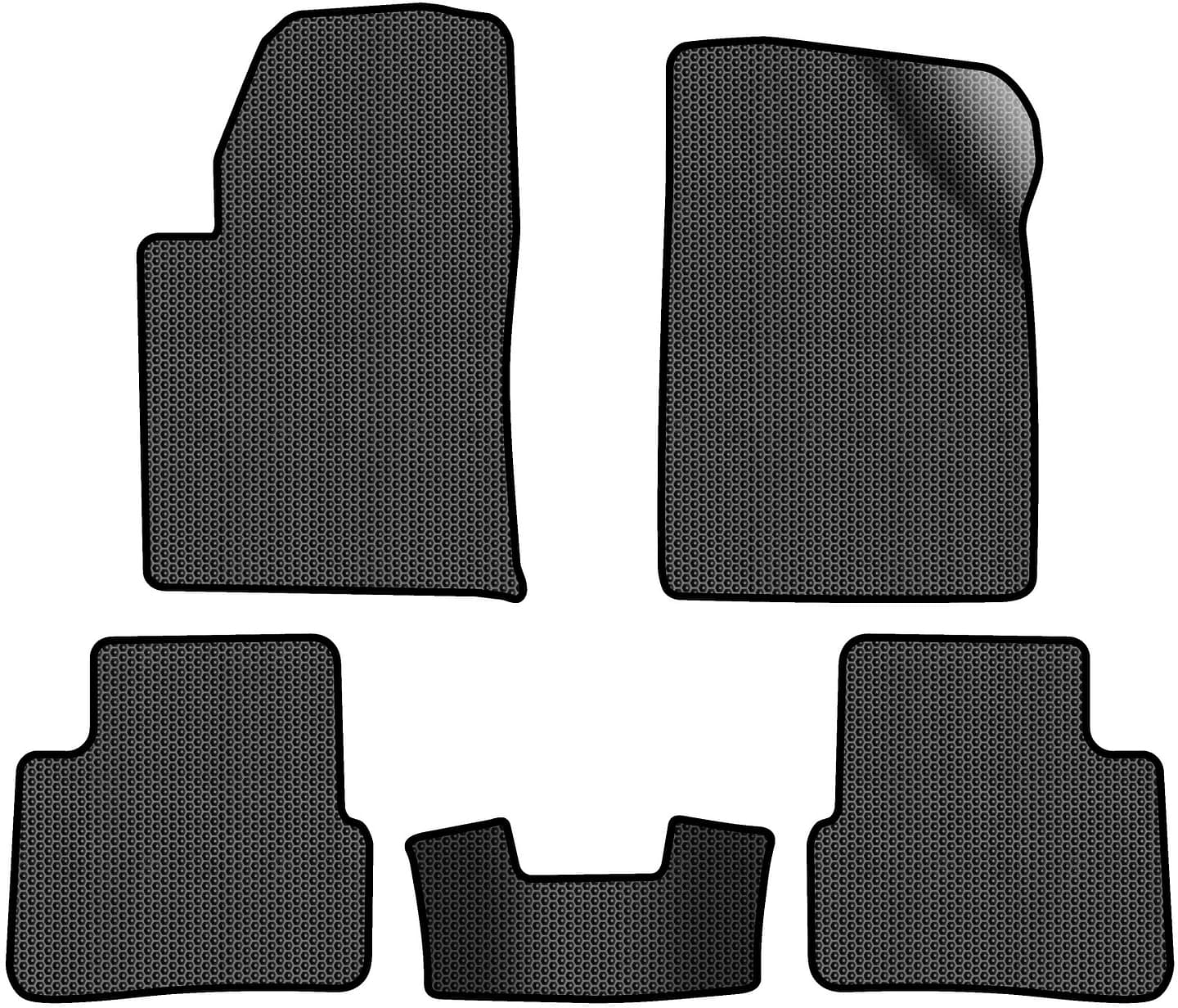 EVA коврики в салон авто EVAtech для Dart Dodge 2012-2016 1 поколение Sedan USA DE1865CB5SBB