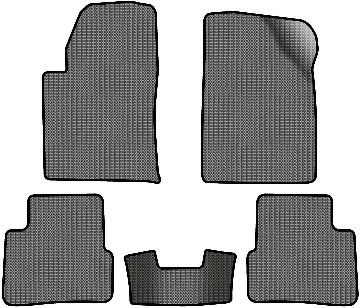 EVA коврики в салон авто EVAtech для Dart Dodge 2012-2016 1 поколение Sedan USA DE1865CB5SGB