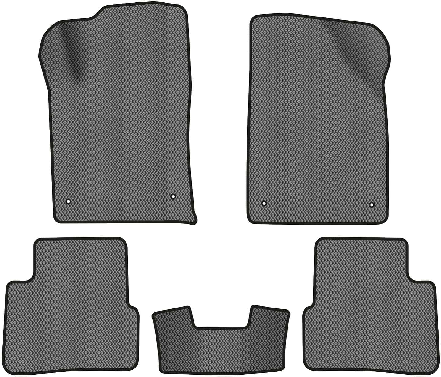 EVA коврики в салон авто EVAtech для Dart Dodge 2012-2016 1 поколение Sedan USA DE1865CD5LA4RGB