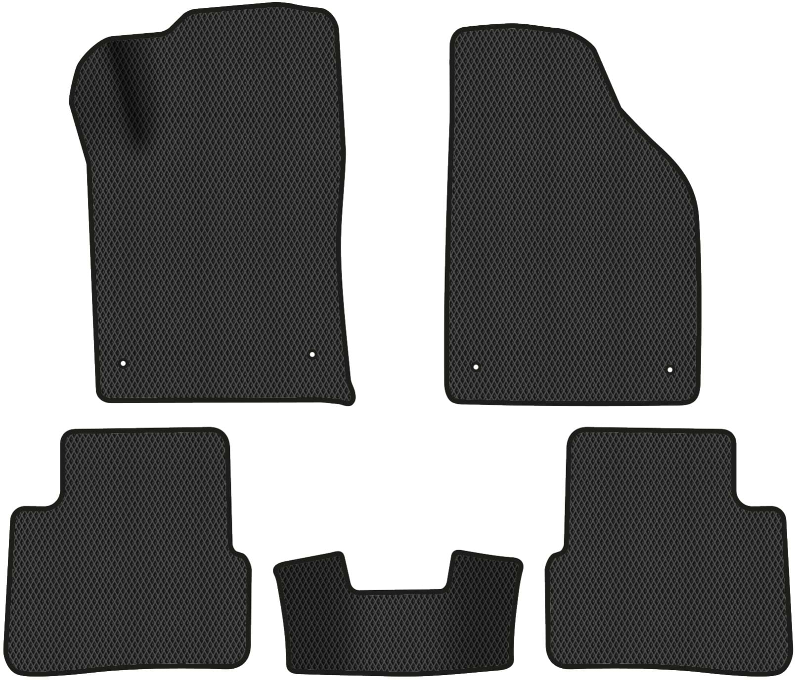 EVA коврики в салон авто EVAtech для Dart Dodge 2012-2016 1 поколение Sedan USA DE1865CE5LA4RBB