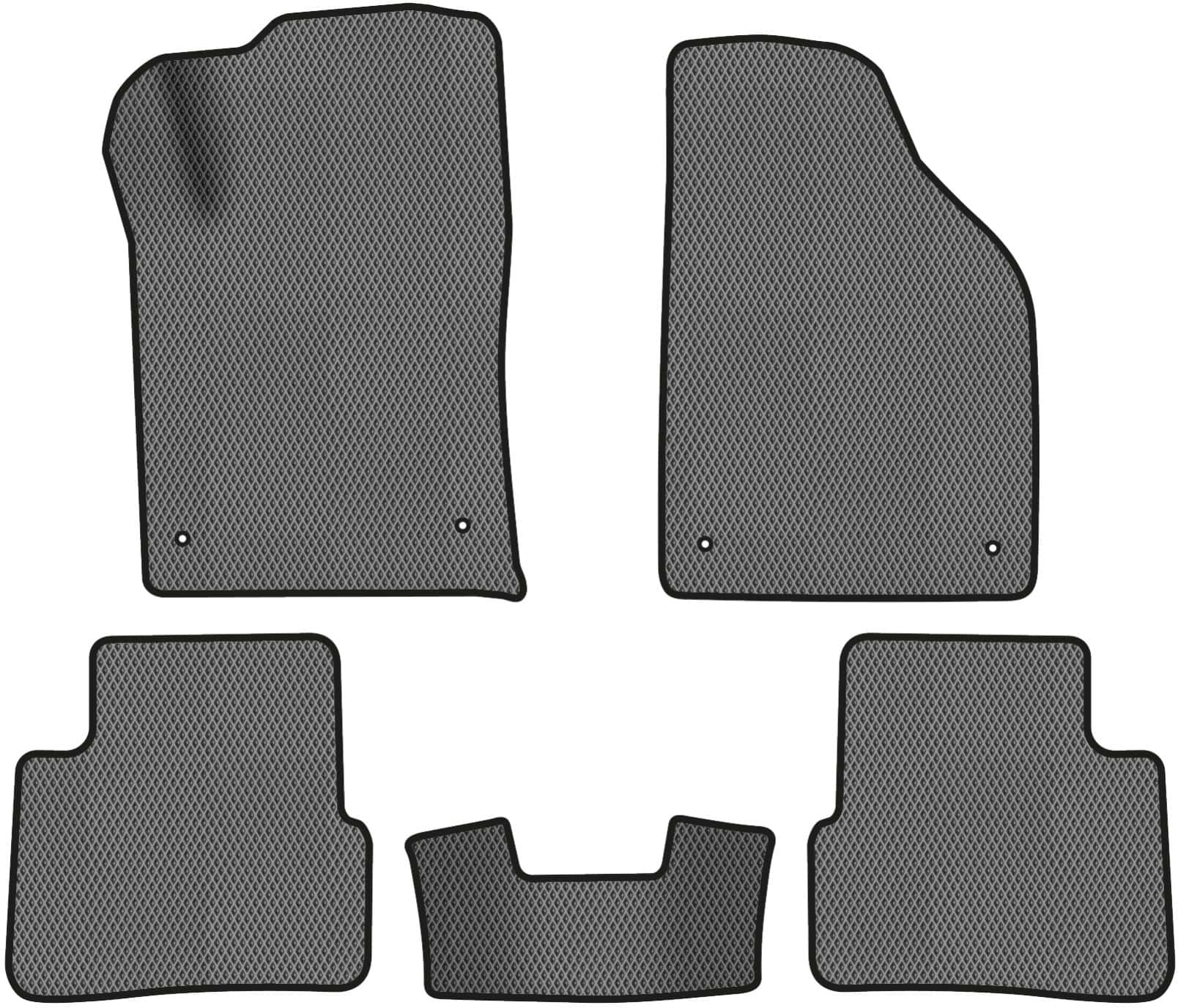 EVA килимки в салон авто EVAtech для Dart Dodge 2012-2016 1 покоління Sedan USA DE1865CE5LA4RGB