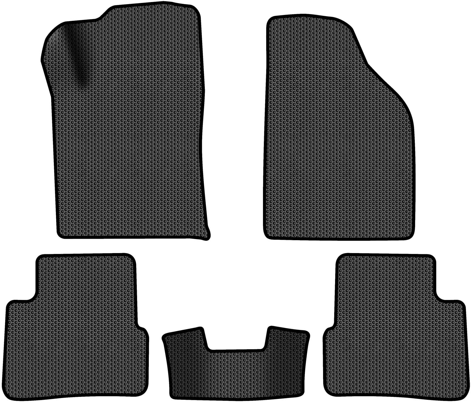 EVA коврики в салон авто EVAtech для Dart Dodge 2012-2016 1 поколение Sedan USA DE1865CE5SBB