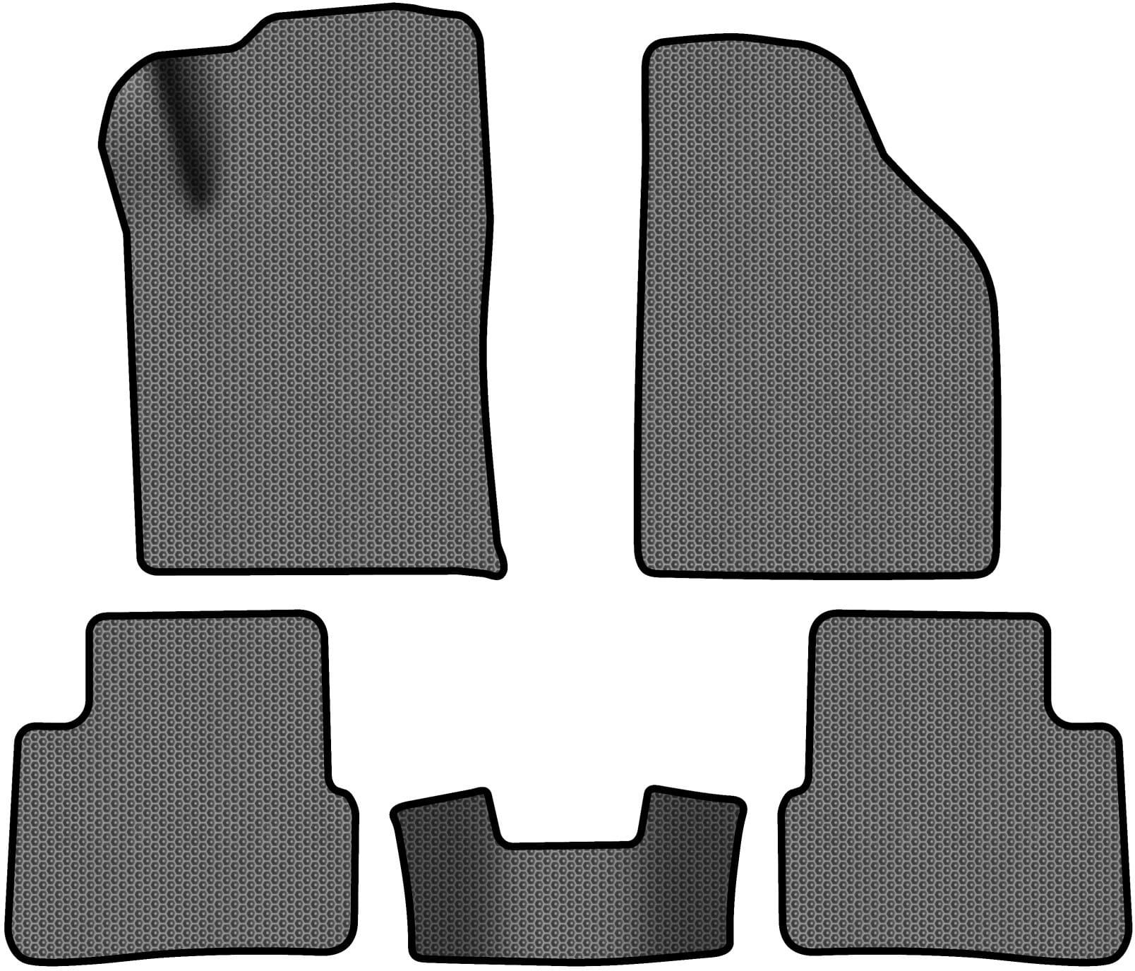 EVA коврики в салон авто EVAtech для Dart Dodge 2012-2016 1 поколение Sedan USA DE1865CE5SGB