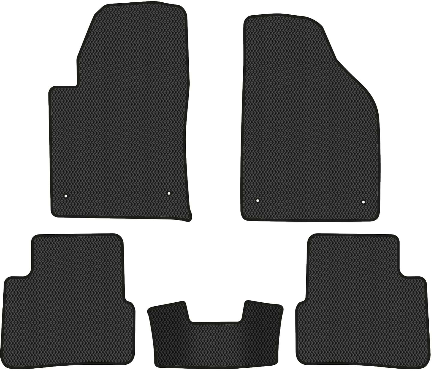 EVA коврики в салон авто EVAtech для Dart Dodge 2012-2016 1 поколение Sedan USA DE1865CG5LA4RBB