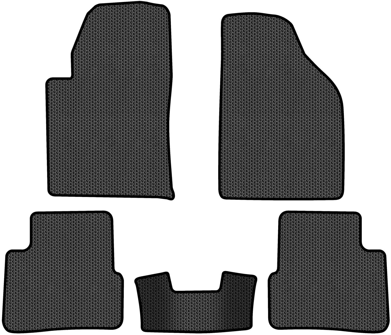 EVA коврики в салон авто EVAtech для Dart Dodge 2012-2016 1 поколение Sedan USA DE1865CG5SBB