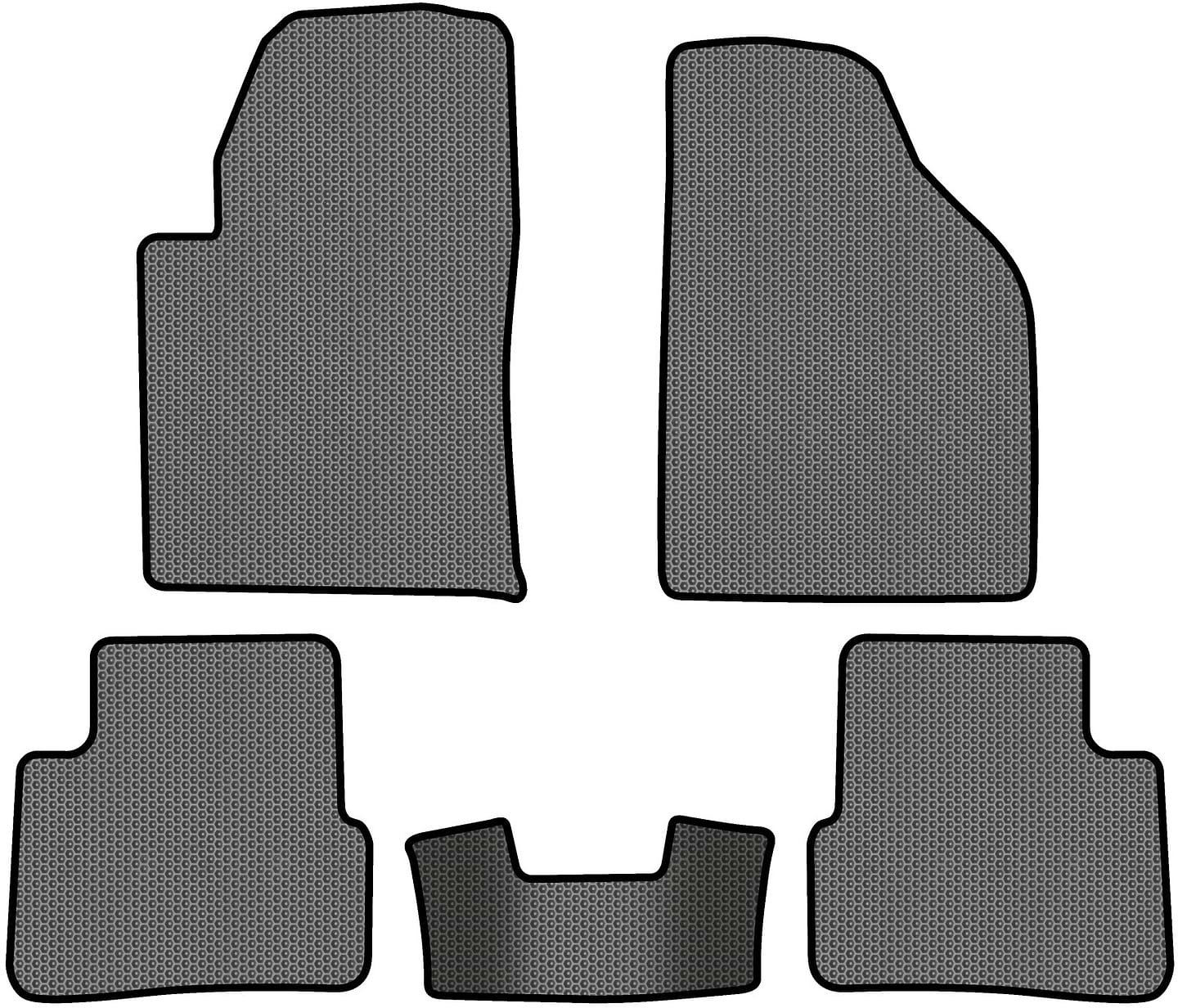 EVA коврики в салон авто EVAtech для Dart Dodge 2012-2016 1 поколение Sedan USA DE1865CG5SGB