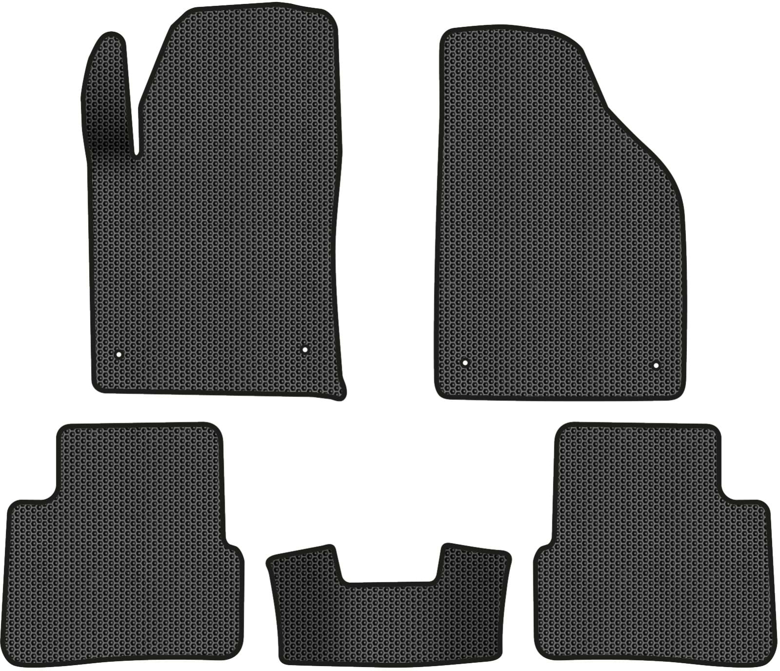 EVA коврики в салон авто EVAtech для Dart Dodge 2012-2016 1 поколение Sedan USA DE1865CV5LA4SBB