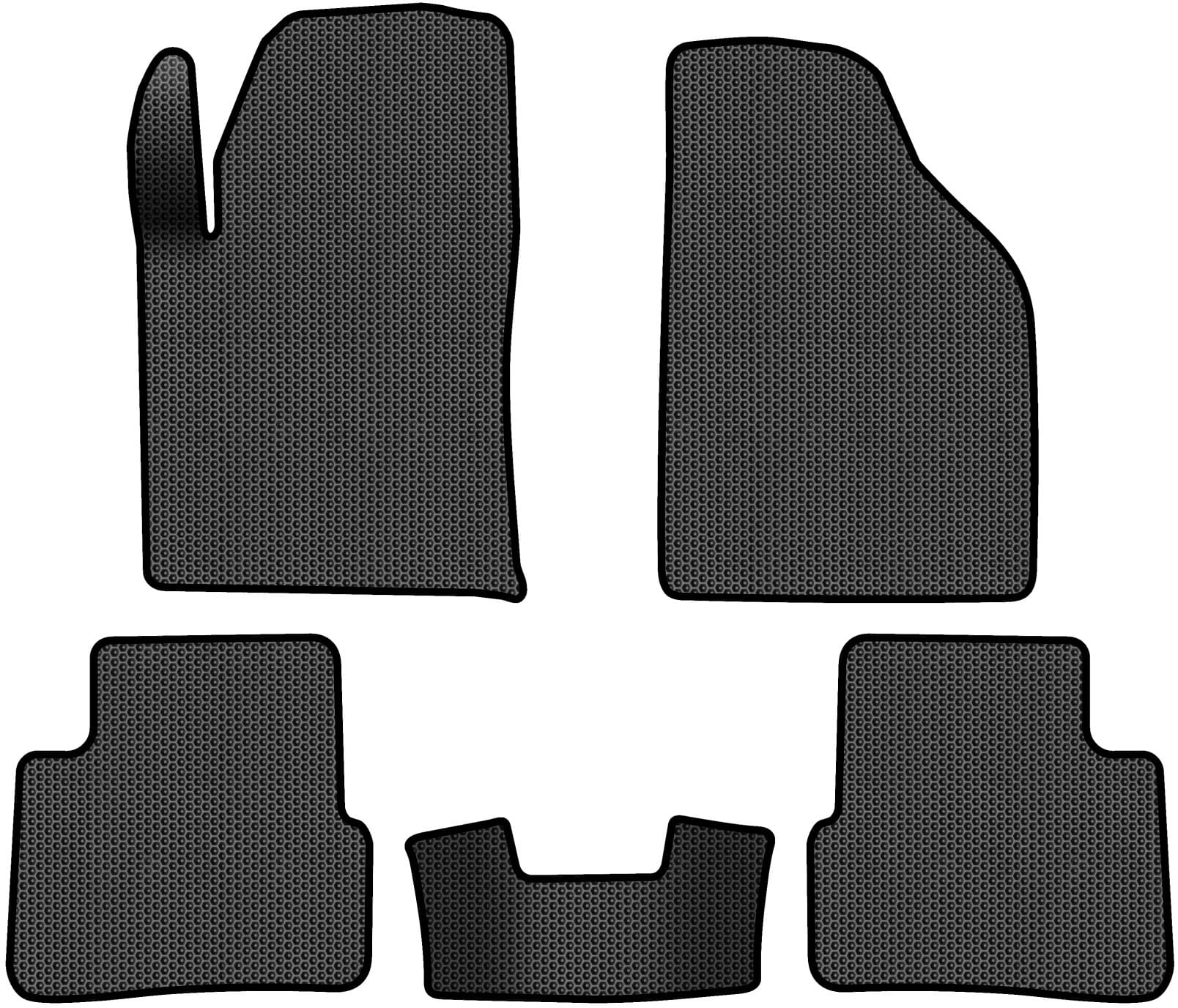 EVA коврики в салон авто EVAtech для Dart Dodge 2012-2016 1 поколение Sedan USA DE1865CV5SBB