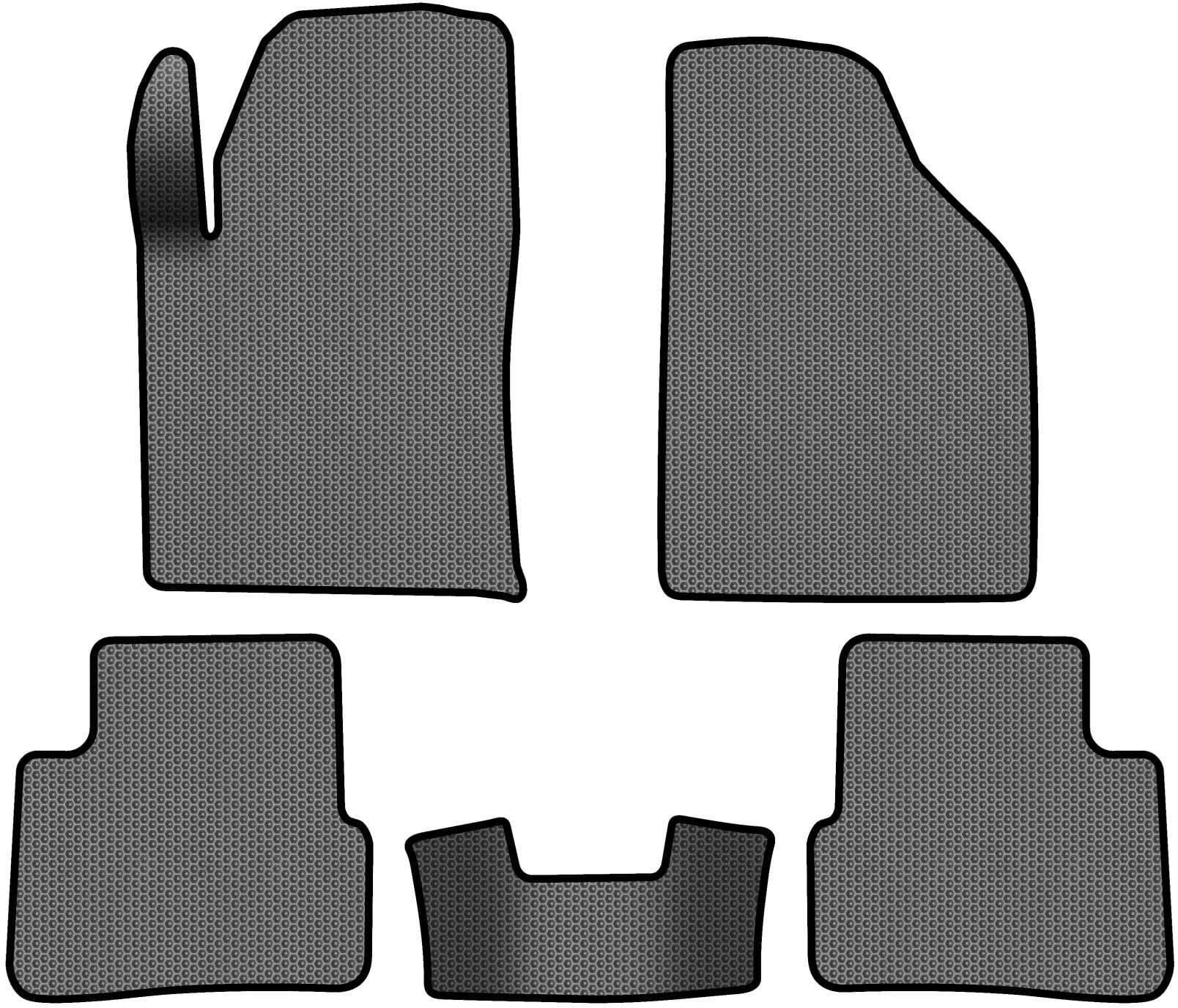 EVA килимки в салон авто EVAtech для Dart Dodge 2012-2016 1 покоління Sedan USA DE1865CV5SGB