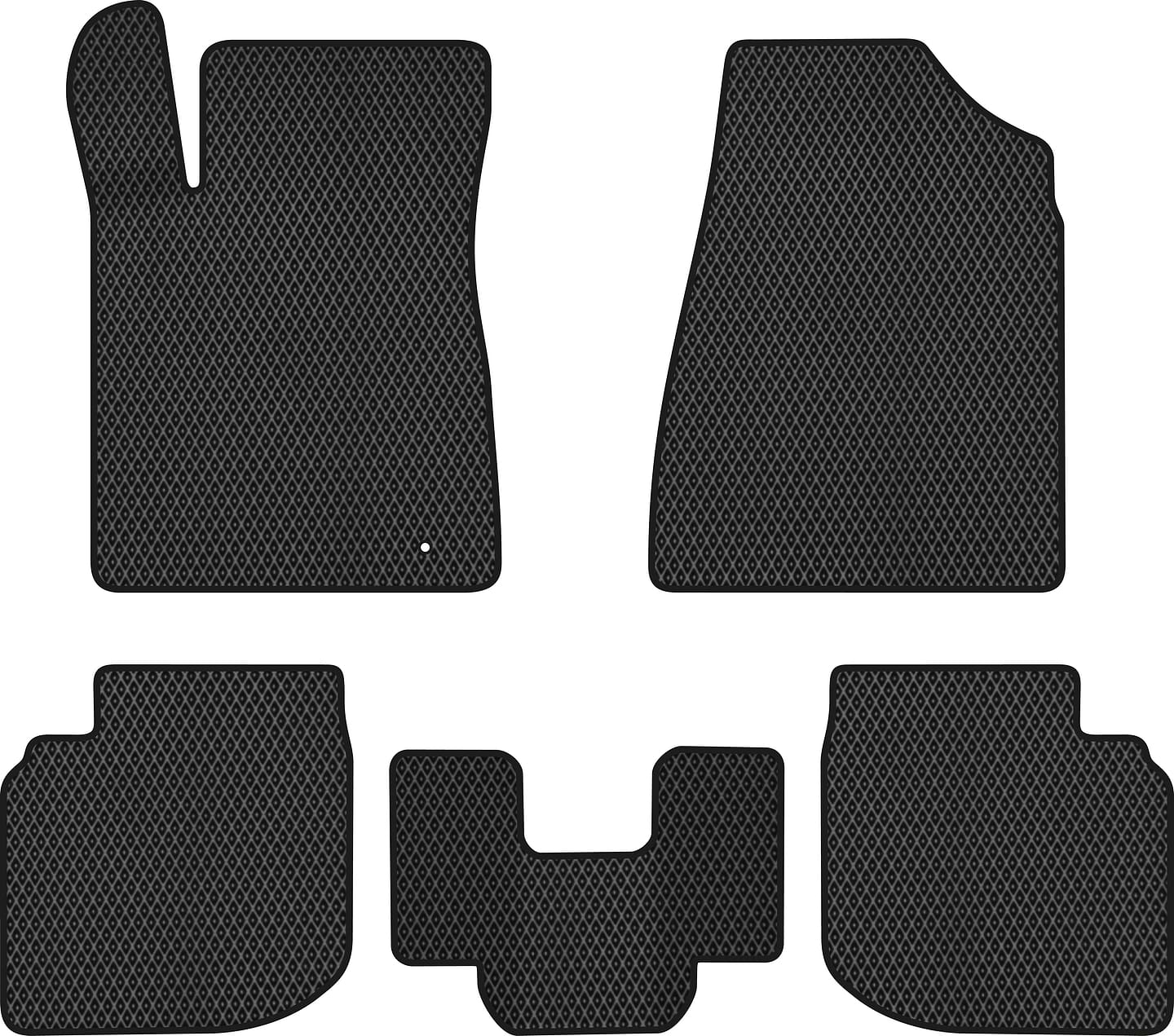 EVA коврики в салон авто EVAtech для Stratus Dodge 2000-2006 2 поколение Sedan USA DE22006CV5LA1RBB