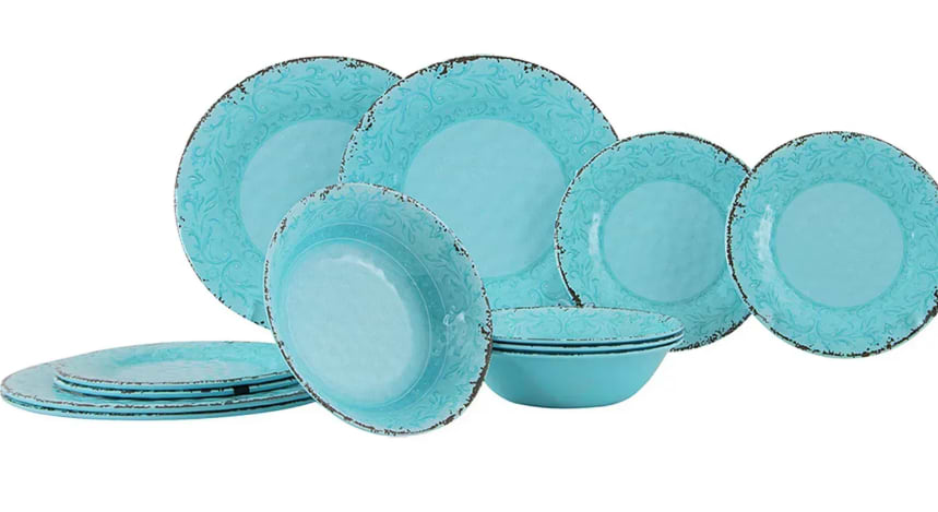 Столовий сервіз Bo-camp Tableware Stone 12 Pieces 4 Person Opal (6917103)