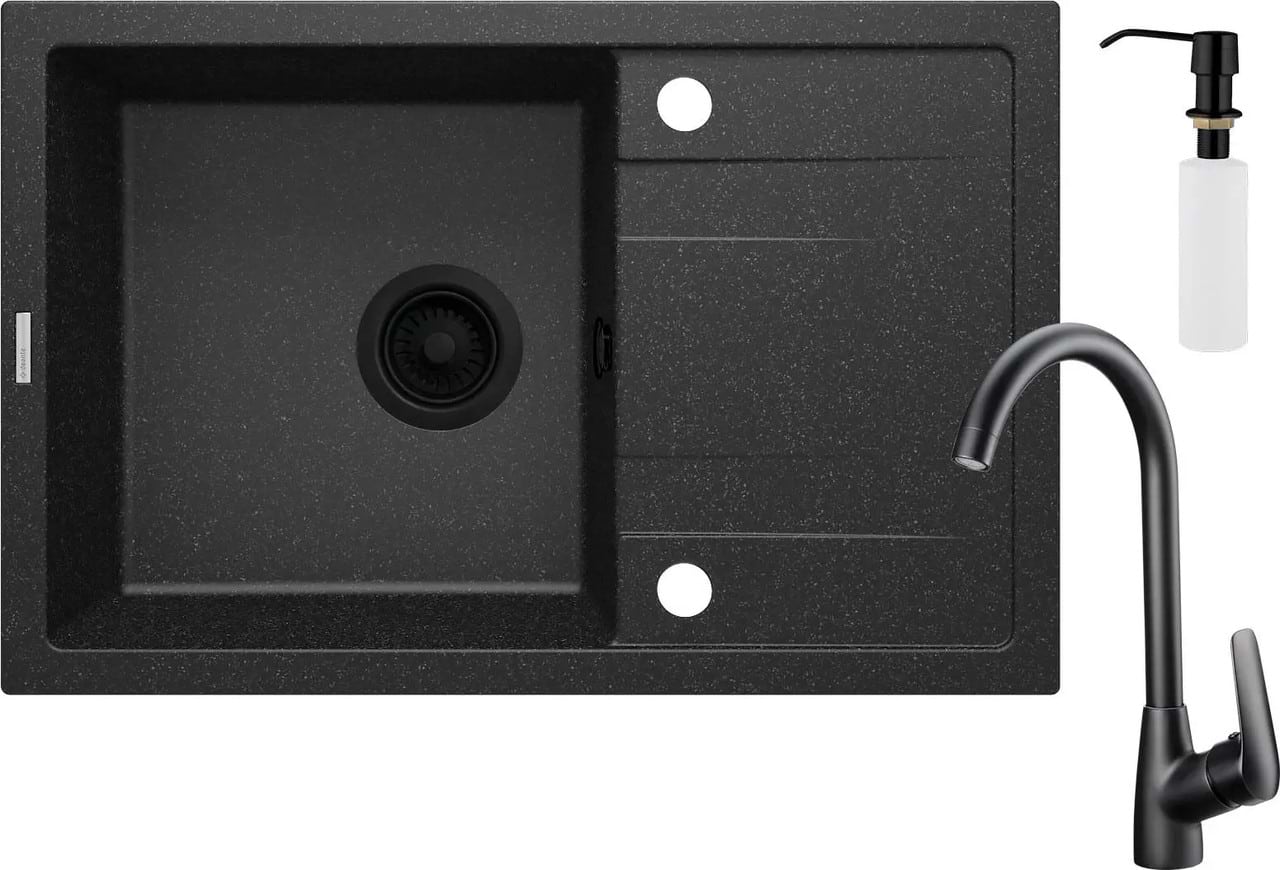 Мойка кухонная+смеситель Deante Corio ZQN_5113 +BMO_062M +ZZZ_000D (ZRCC2113)
