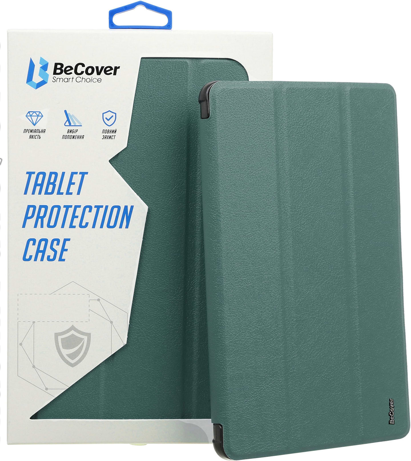 Чехол для планшета BeCover Smart Case for Xiaomi Mi Pad 6/6 Pro 11'' Dark Green (709493) - Фото 1