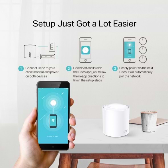 Фото - MESH система WiFi6 TP-Link Deco X20 (3-pack)