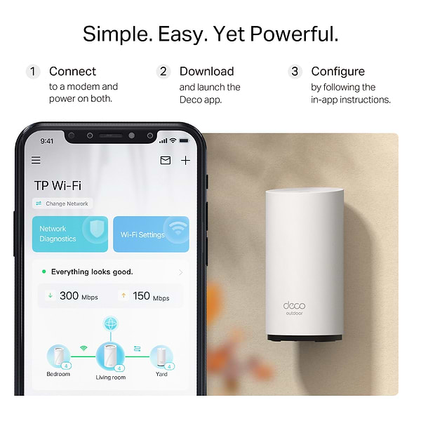 Фото - MESH система WiFi7 TP-Link Deco BE25-Outdoor(1-pack)