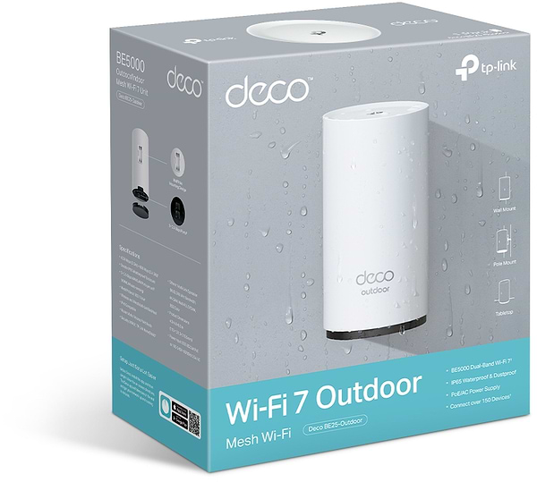 Фото - MESH система WiFi7 TP-Link Deco BE25-Outdoor(1-pack)