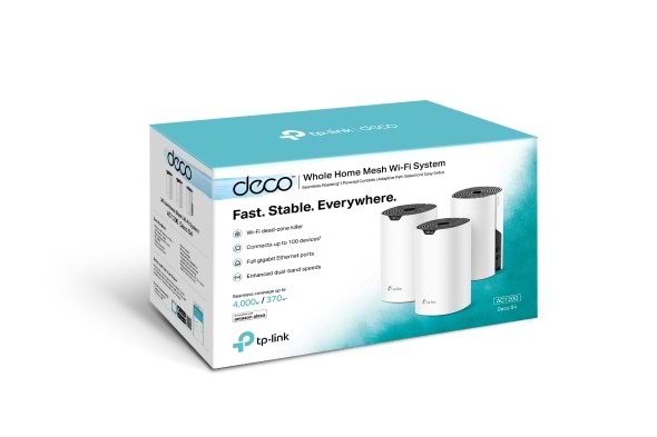 Фото - MESH система WiFi5 TP-Link Mesh Deco S4 (3-Pack)