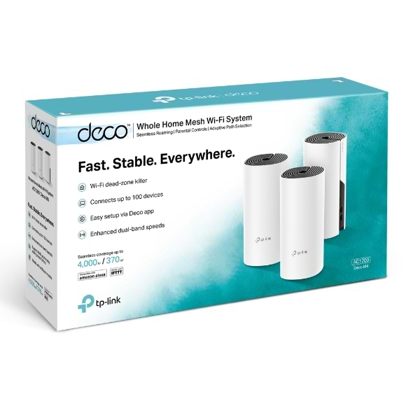 Фото - MESH система WiFi5 TP-Link Mesh Deco M4 (3-Pack)