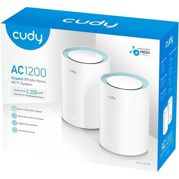 Фото - MESH система WiFi5 Cudy M1300 (2-Pack)