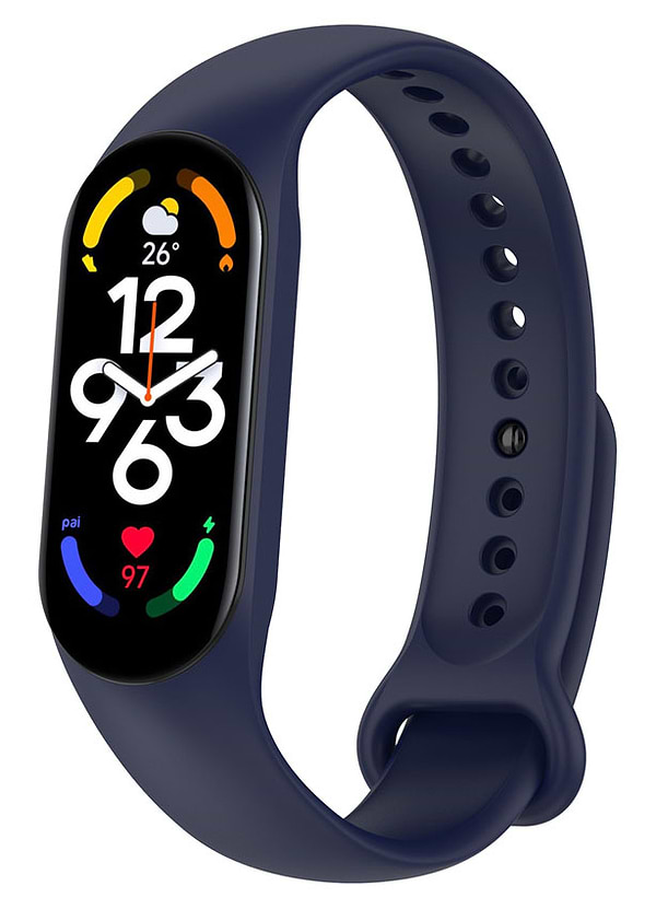 Фото - Ремінець для фітнес-браслету BeCover Xiaomi Mi Smart Band 7 Deep Blue (707479) Фото - Ремінець для фітнес-браслету BeCover Xiaomi Mi Smart Band 7 Deep Blue (707479)