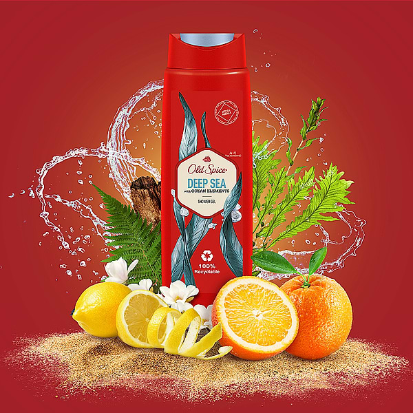 Фото - Гель для душа Old Spice Deep sea with Minerals 400мл