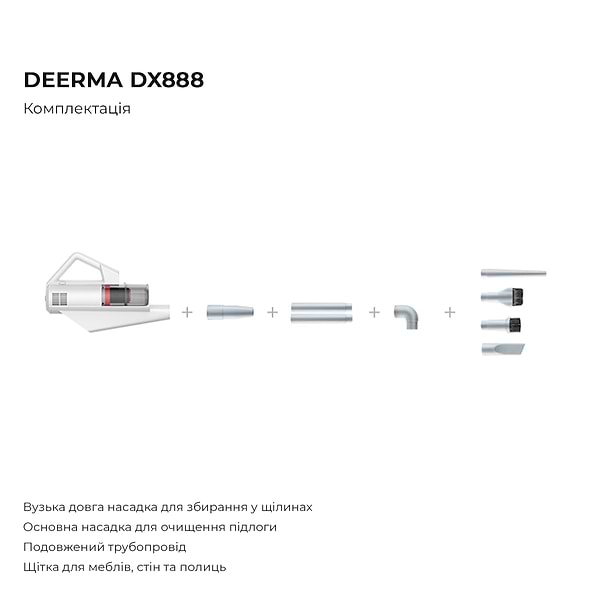 Фото - Пилосос ручний для дому Deerma DX888