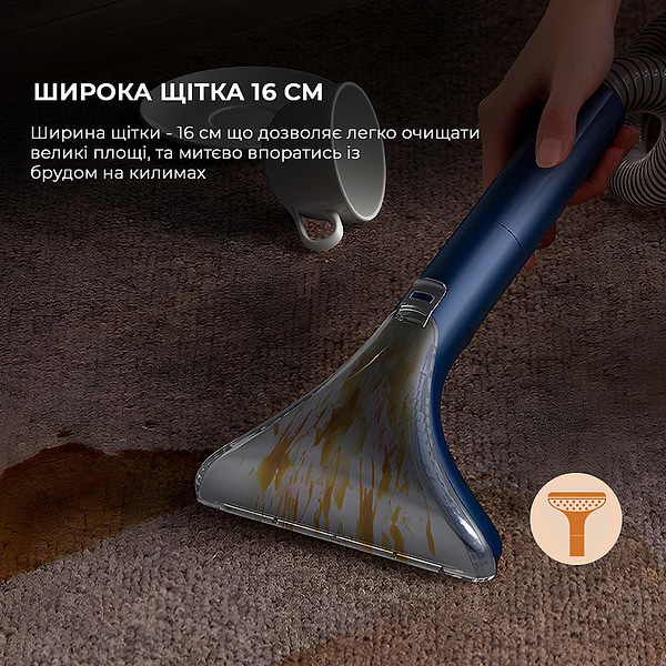 Фото - Пилосос миючий з аквафільтром Deerma Suction Vacuum Cleaner (DEM-BY200)